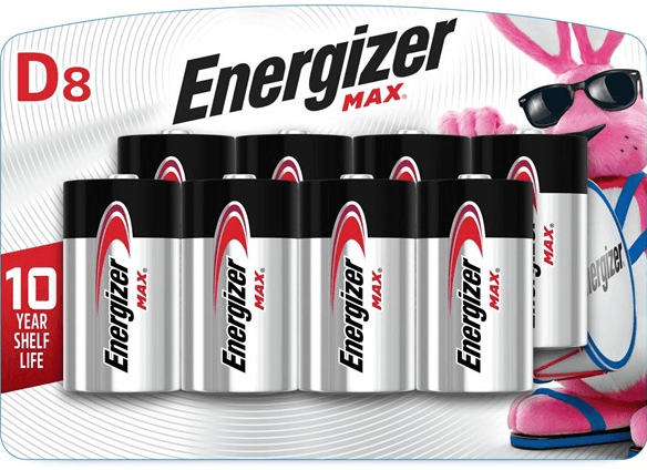 (8 PACK) Energizer MAX D Alkaline Batteries